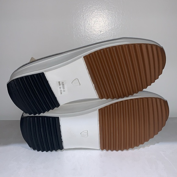 CREAM HIGH TOP CANVAS SNEAKERS - Picture 8 of 8